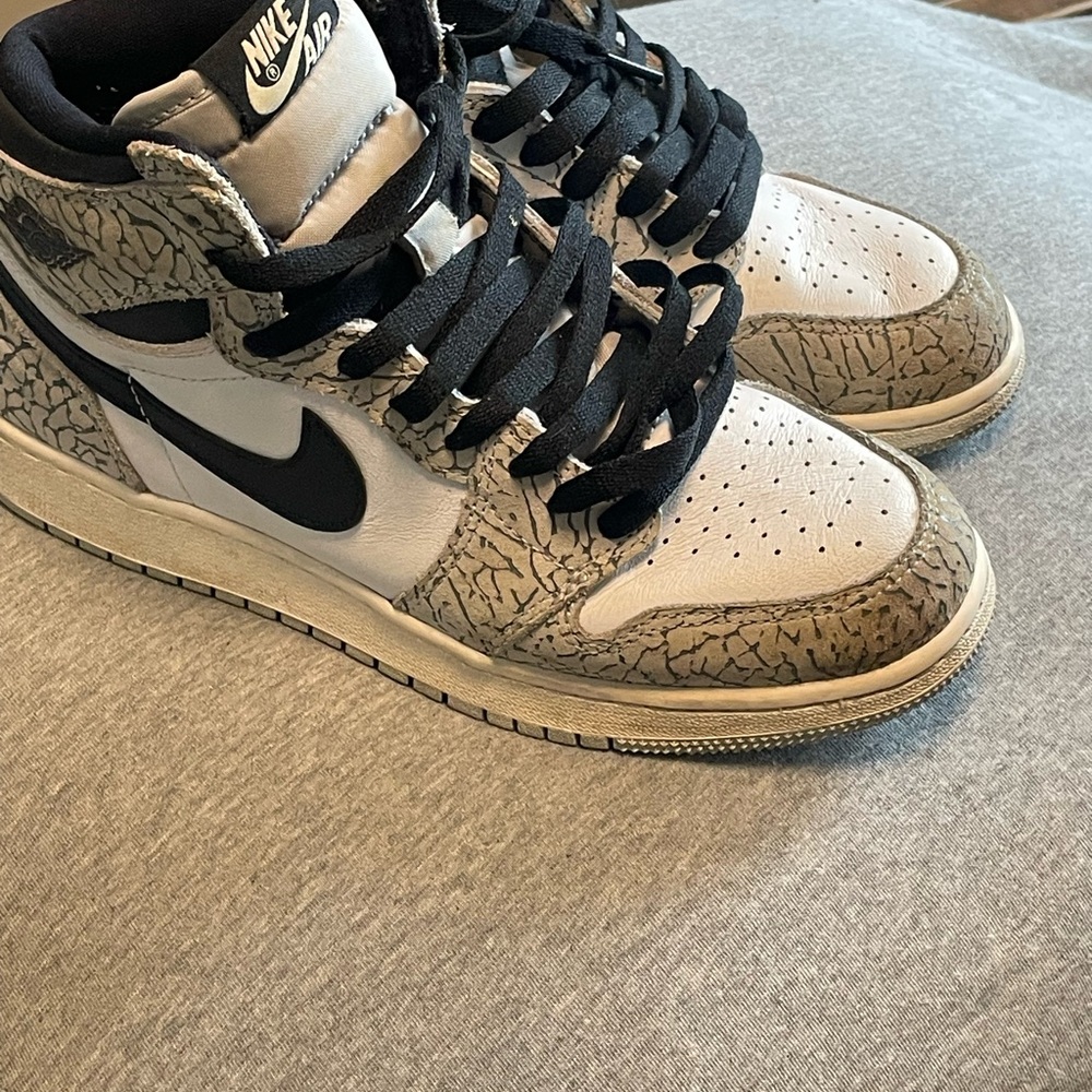 Nike Air Sneakers with Black and Cream Design